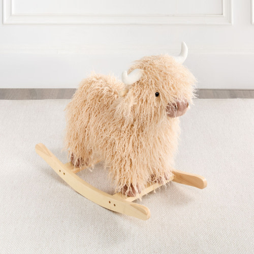 Wonder & Wise Highland Cow Rocker