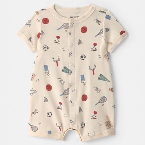 Baby Boy Carter's Sports Short Sleeve Romper