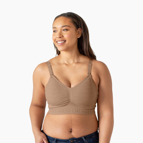 Kindred Bravely Sublime Hands Free Pumping Bra - Latte, Large