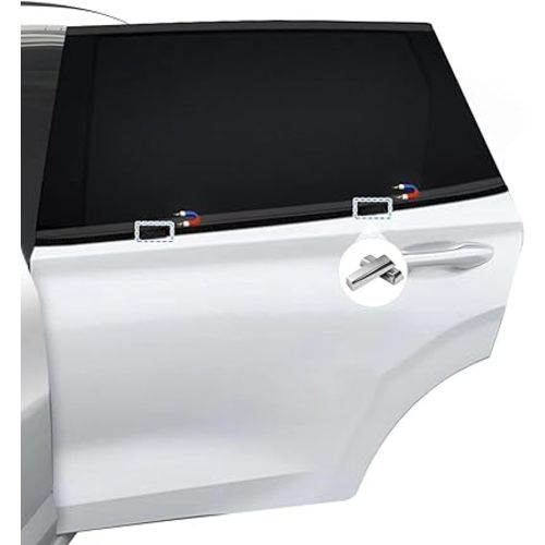 Car Window Shades [Magnetic], 2 Pack Breathable Side Car Window Sun Shade for Baby, Back Window Covers, Anti-Sun Glare, Reduce Uv Rays and Privacy Protection, Fit for 96% Cars Suvs