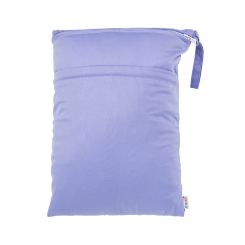 ALVABABY Diaper Wet/Dry Bag Waterproof Reusable with Two Zippered Pockets for Cloth Diapers, Swimsuits, Travel, and Gym (L05A)