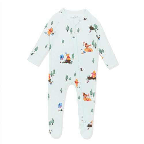 Zippered Footie in Winnie the Pooh Hundred Acre Wood