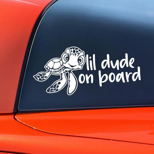Finding Nemo Baby On Board Sticker Cute Squirt Boy Decal Infant Safety Car Window Sign Parents To Be Newborn Gift Sign Baby Shower Present