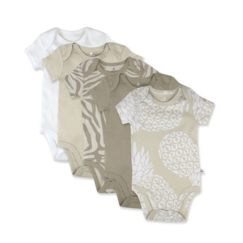 5-Pack Organic Cotton Short Sleeve Bodysuits | Honest Baby Clothing