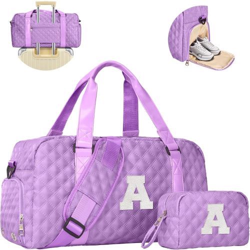 Dance Cheer Duffle Bag Women Girls Gift: Personalized Weekender bag, Cute Gym Sports Bag with Shoe Compartment, Gymnastics Bags, Birthday Gifts for Women Teenage Kids