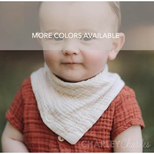 Gauze BANDANA Bibs, SMALL, Light Muslin Gauze Baby Drool Scarf, Absorbent Cotton, Boy Or Girl, Gender Neutral Newborn Baby Gift, Bulk Option