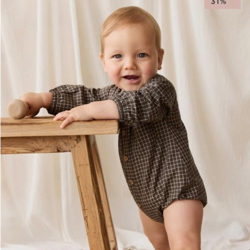Organic Cotton Ellis Playsuit (3-6mo)