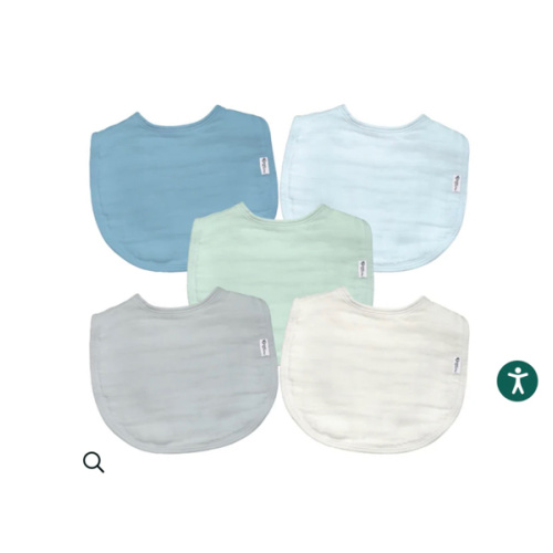 green sprouts® Muslin Bibs made from Organic Cotton (5 pack)