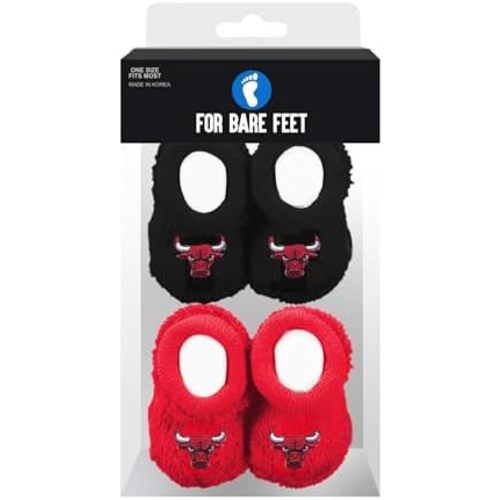 FBF - Officially Licensed NBA Infant Bootie Socks 0-12 Months - 2 Pack