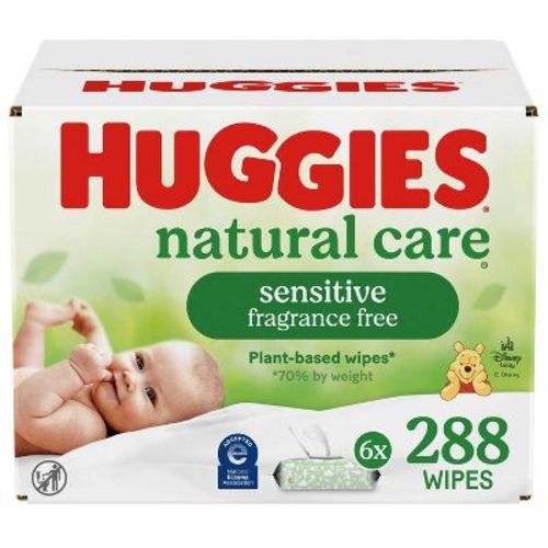 Huggies Natural Care Sensitive Unscented Baby Wipes (Select Count)