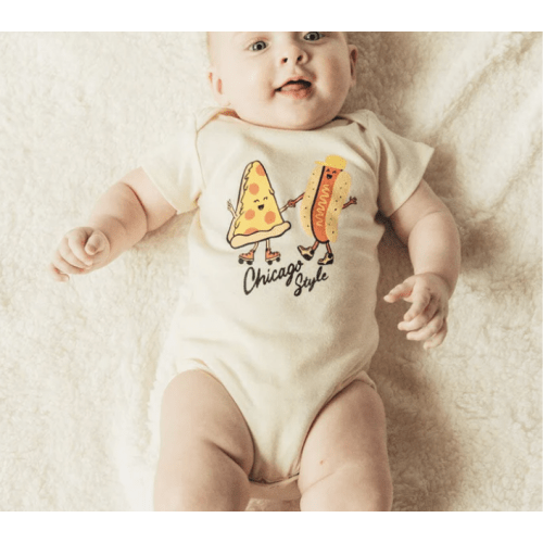 Chicago Style Onesie - Natural