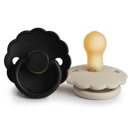 FRIGG Daisy Natural Rubber Pacifier 2-Pack – August + Willow