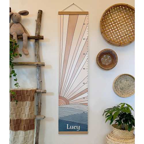 Personalized Growth Chart, Personalized Gift,height chart,Ocean Theme Nursery,Custom Gift,Family Growth Chart Ruler