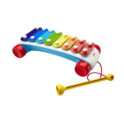 Fisher-Price Classic Xylophone Toddler Musical Instrument Pull Toy