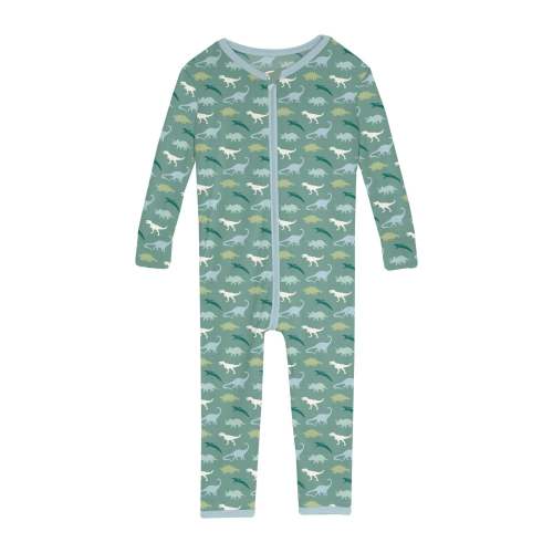 Print Convertible Sleeper with Zipper in Shore Tiny Dino