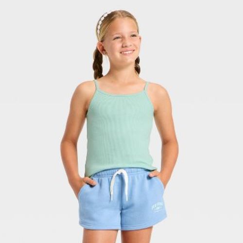 Girls' Fitted Ribbed Tank Top - Cat & Jack™ Mint Green XS