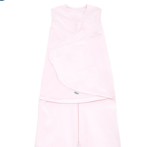 Pink Cotton Muslin Swaddle - Newborn | HALO