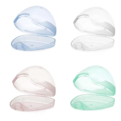 PandaEar 4 Pack Pacifier Holder Case, Baby Binky Storage Travel Container