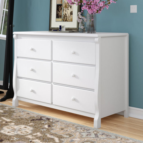 Delta Children Universal 6-Drawer Double Dresser, Greenguard Gold Certified & Reviews | Wayfair