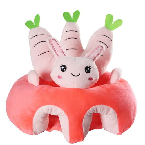AIPINQI Baby Support Sofa, Back Head Protect Sit Up Chair for Infants 3-24 Month, Rabbit