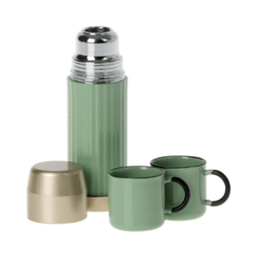 Thermos and Cups Set, Mint - Maileg Accessories for Mice - Maileg USA