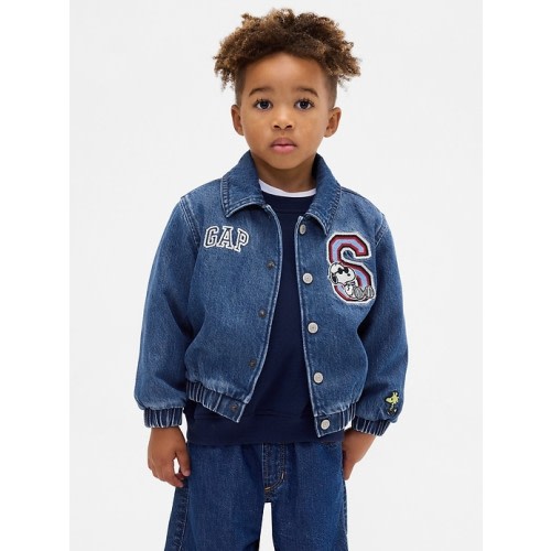 Baby & Toddler Snoopy Logo Denim Jacket