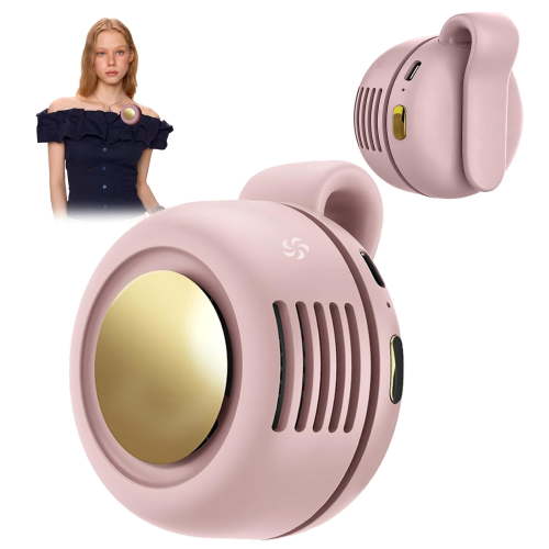 Portable Clip-On Fan, Mini USB Rechargeable 360° Rotatable Fan, 3-Speed Silent Mini Bladeless Fans