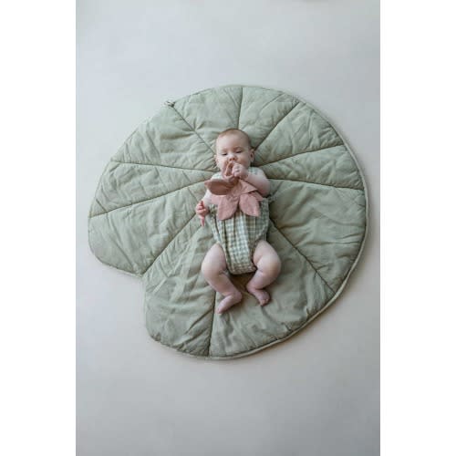 Baby Play Mat Water Lily Olive