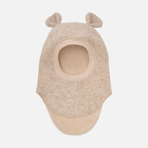 Baby & Kids Wool Felt Bear Balaclava - Sand Melange