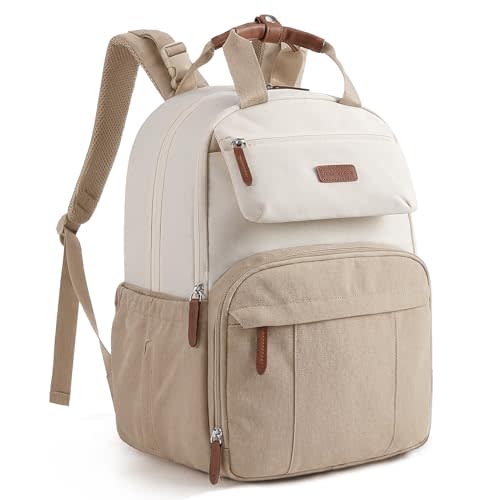 mommore Diaper Bag Backpack, Multi-pocket Large Diaper Bag Travel Essentials for Mom Dad, Quick Access Baby Bag with Insulated Pockets, Changing Pad, Stroller Straps