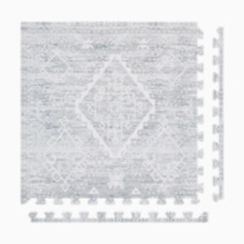 House of Noa Little Nomad Play Mat | Ula - Gray, 4X6