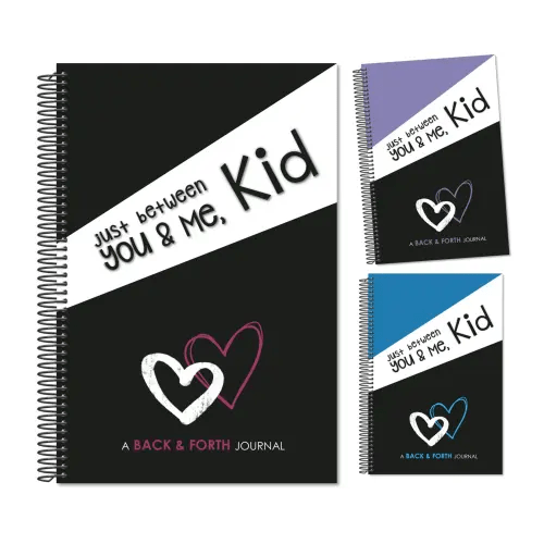 Just Between You & Me Kid Back-and-Forth Journal - Interactive Notebook, 200 Pages with Tender & Funny Mix Prompts, 8.5x5.5 Inches/9x6 Inches Soft Cover, English Book for Adults & Kids, Ideal Birthday/Christmas Gift - TikTok Shop