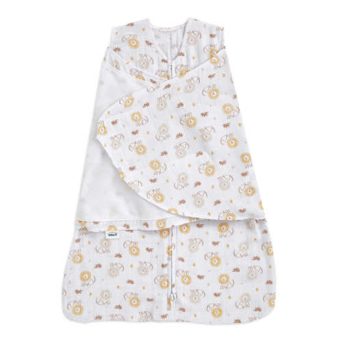 Halo Cotton Sleepsack Swaddle 1.5ToG - Lions (Small, 13-18 lbs)