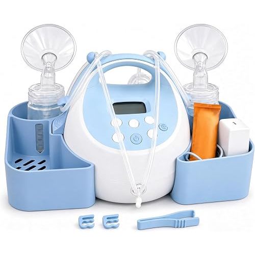 Breast Pump Caddy for Spectra S1/S2/Plus, with Tube Cap Puller＆2 Hose Clamp