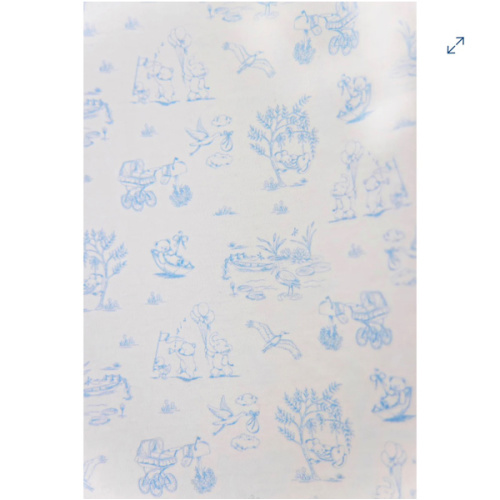 Sleep Tight Crib Sheet - Sir Proper's Sweet Arrival (Blue)