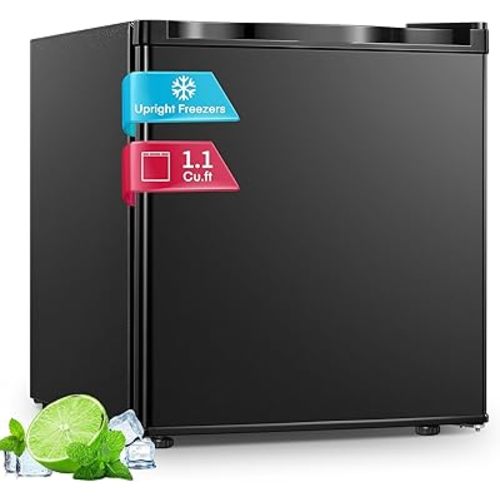 FOHERE 1.1 Cu.Ft Min Freezer Countertop for Office,Dorm,Apartment or RV