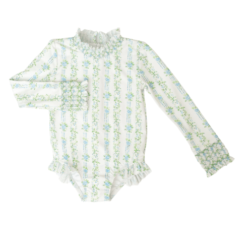 Seaside Garden | Long Sleeve One Piece – Baby Dunn
