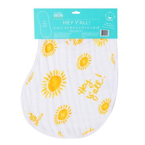 Baby Burp Cloth & Bib Combo: Shop Southern Baby Gifts – Little Hometown