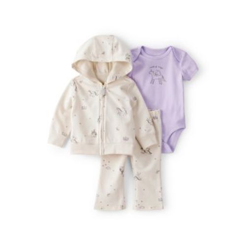 Baby Girls 3 Piece Jacket Set