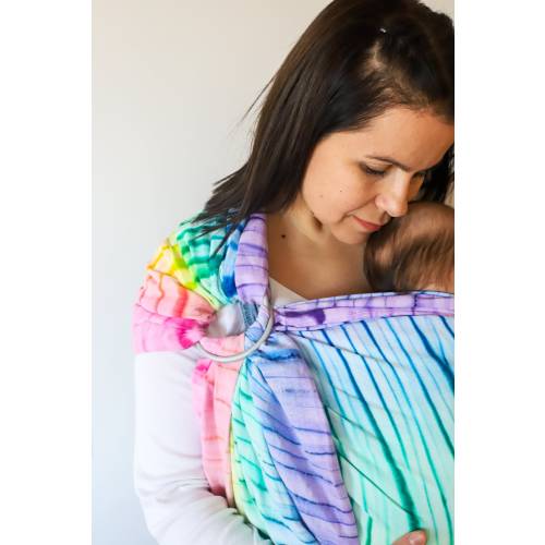 Batik Dyed Baby Ring Sling Carrier - 100% Cotton