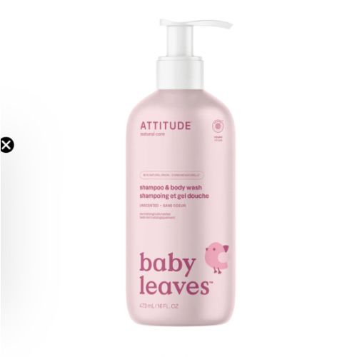 Baby Shampoo & Body Wash 2-in-1 - Clean Ingredients I ATTITUDE