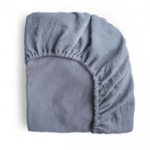 Mushie Extra Soft Muslin Crib Sheet ("Tradewinds")