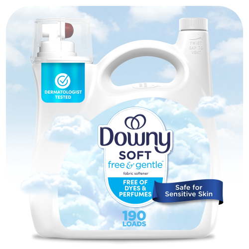 Downy, Fabric Softener, 140 fl oz, Unscented Free & Gentle