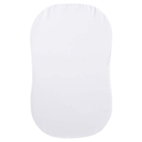 Halo Bassinet Organic Fitted Sheet in White
