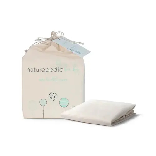 Naturepedic Organic Cotton Waterproof Fitted Crib Mattress Pad | Modern Nursery™