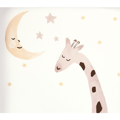 Goldie Giraffe Picture-Perfect Organic Crib Fitted Sheet