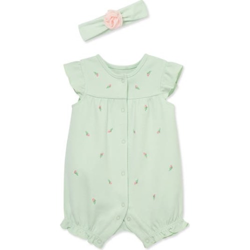 Rosebud Romper & Headband Set