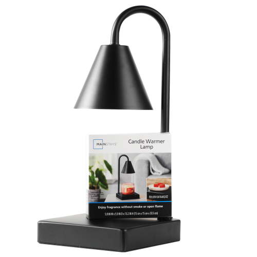 Mainstays Candle Warmer Lamp, Black