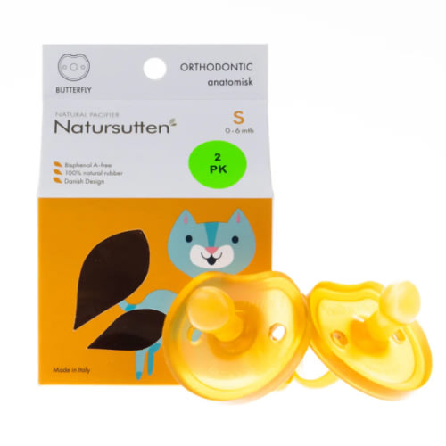 Natursutten Orthodontic Butterfly Shield Pacifier – Blooming Baby