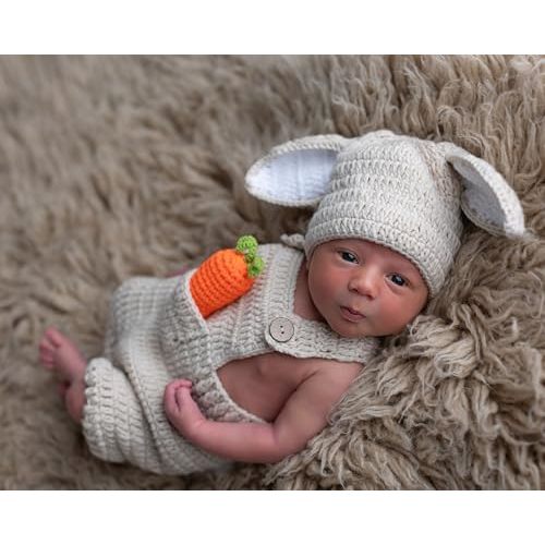Bellasignoro Newborn Photography Props Crochet Outfits for Baby Boy or Girl